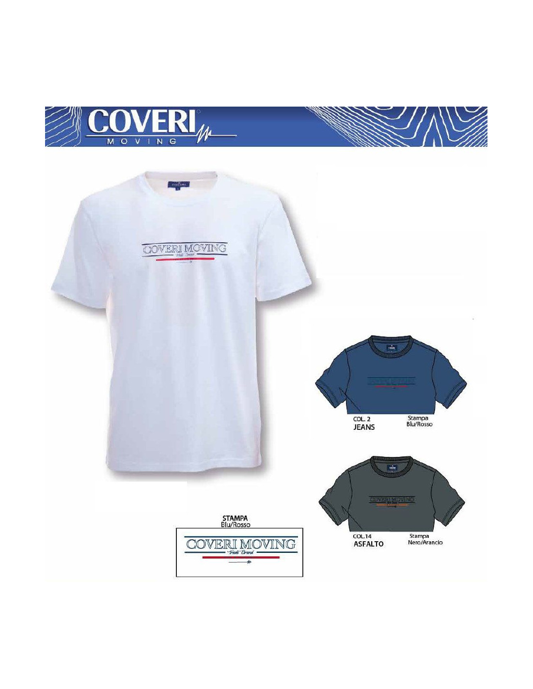 Men's cotton jersey OVERSIZES t-shirt Coveri Moving OTJ3388
